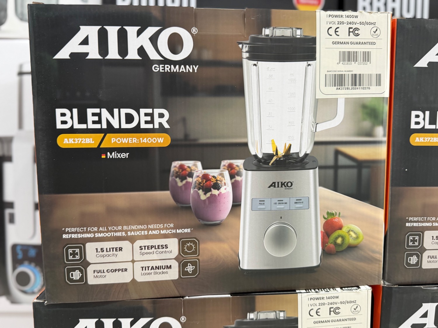 مخلوط کن حرفه ای آیکو مدل AK372BL