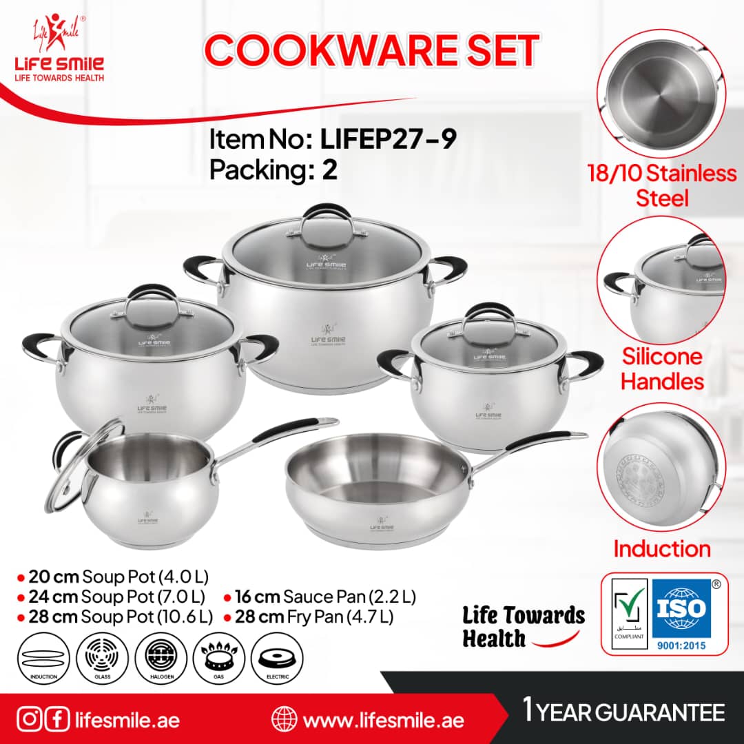 سرویس قابلمه ۱۰تکه لایف اسمایل مدلlifep27_۹