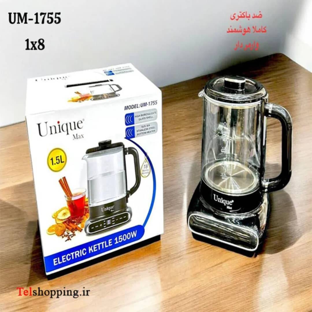 🥃 کتری برقی هوشمند یونیک مدل ۱۷۵۵