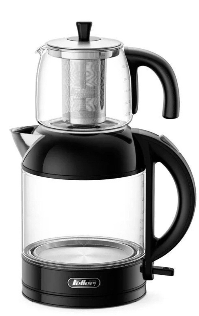 چای ساز فلر مدل TS289 با کتری شیشه‌ای ظرفیت ۲ لیتر