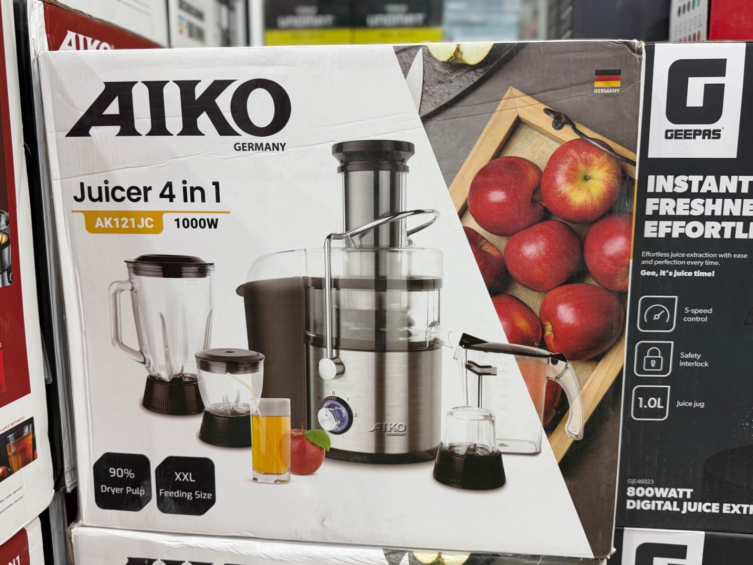 آبمیوه گیر ۴ کاره آیکو مدل AK121JC